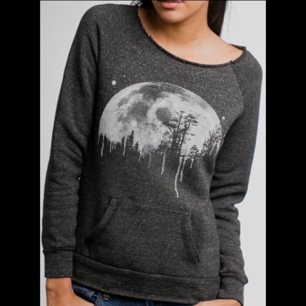 Gray Moon Luna Lunar Sweater